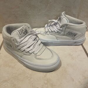 Vans Kids White Half Cab Sneakers